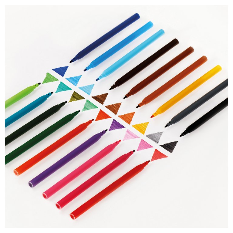 Набор фломастеров 18 цв. ArtSpace "Модницы" смываемые