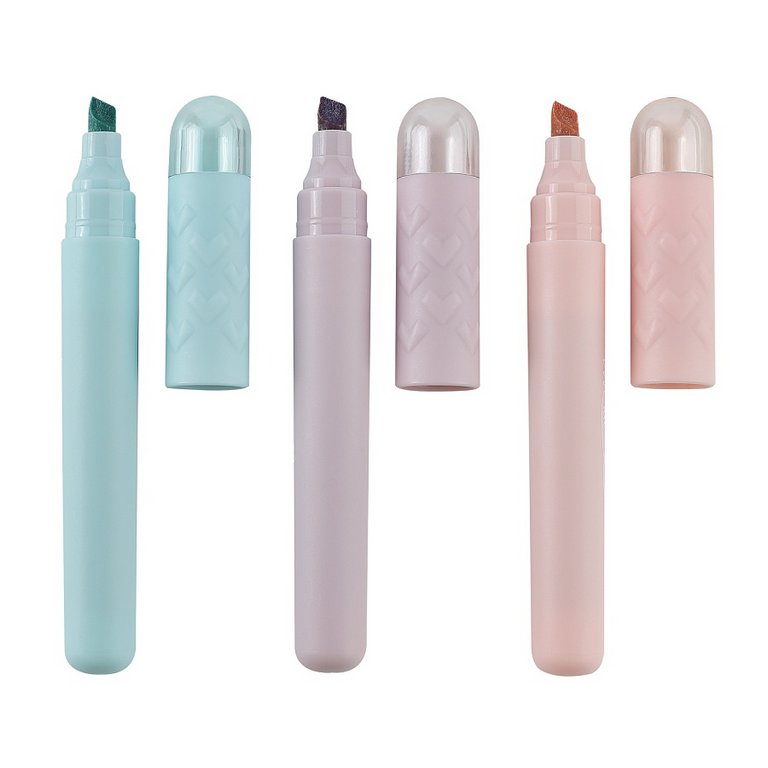 Набор текст-маркеров  3 шт  Bruno Visconti "Love me" (розовый, сиреневый, голубой)