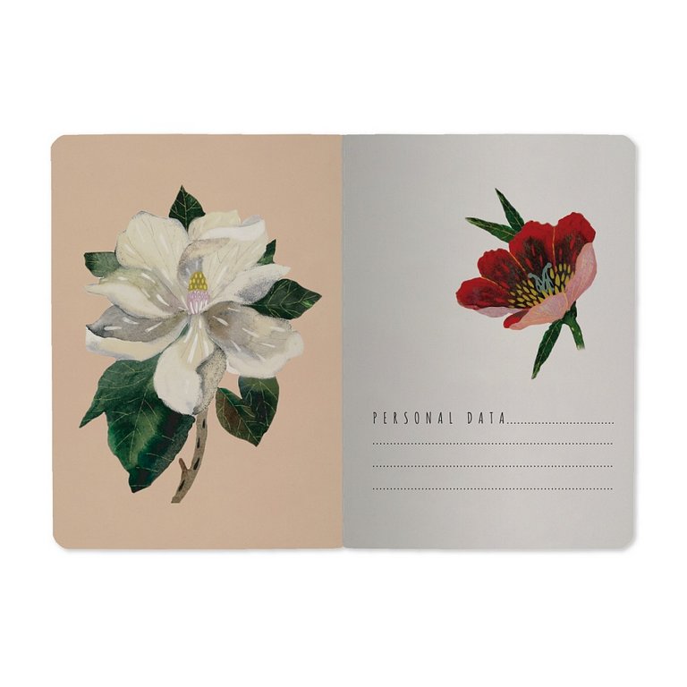 Тетрадь 32 лист кл. А6- на сшивке "FLORA.Пионы"