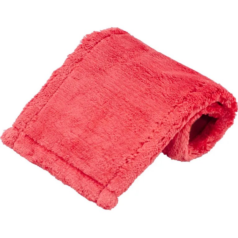 Моп для швабры (микрофибра) 40*13 см, уши/карманы цв. красный