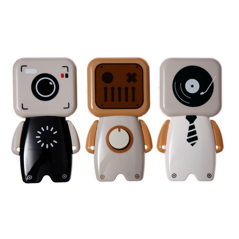 Корректирующая лента в диспен. 5 мм х 8 м "Робот" ассорти