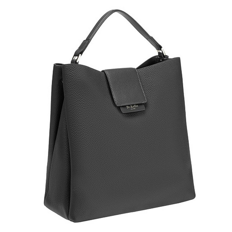 Сумка женская Dr.Koffer нат. кожа, черная