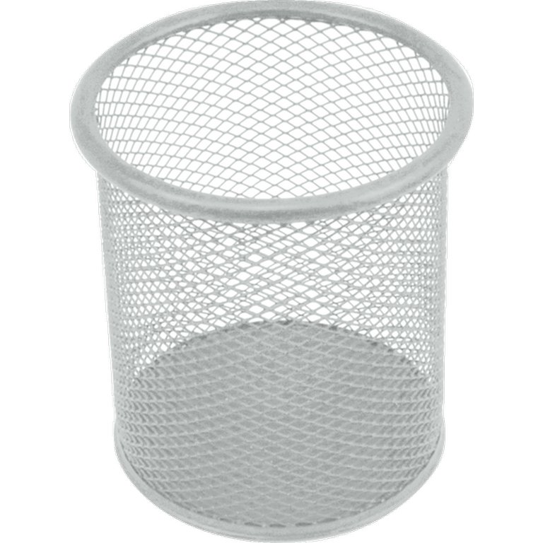 Подставка для ручек металлическая круглая "deVENTE" 80*80*100мм., серая