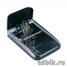 Диспенсер для скрепок магнитный с крышкой Deli