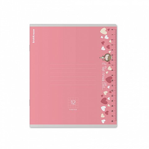 Тетрадь 12 лист кл. А5  "Ruler Magic" MIX ErichKrause