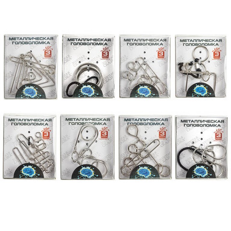 Головоломка из металла (ассорти) Золотая сказка