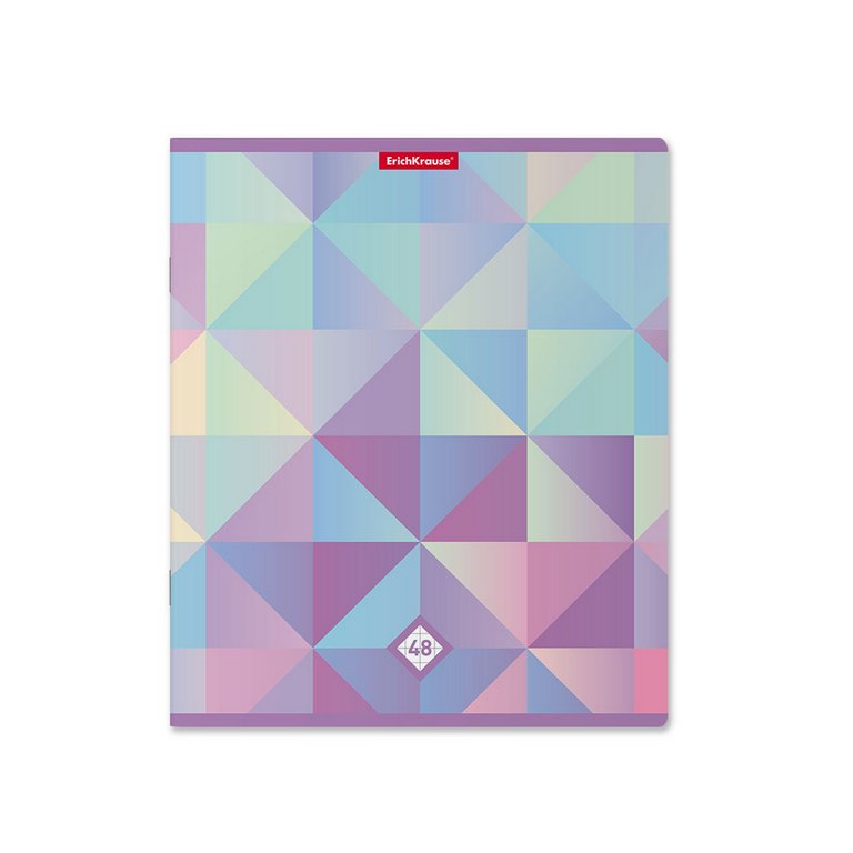 Тетрадь 48 лист кл. А5 на скрепке "Magic Rhombs"