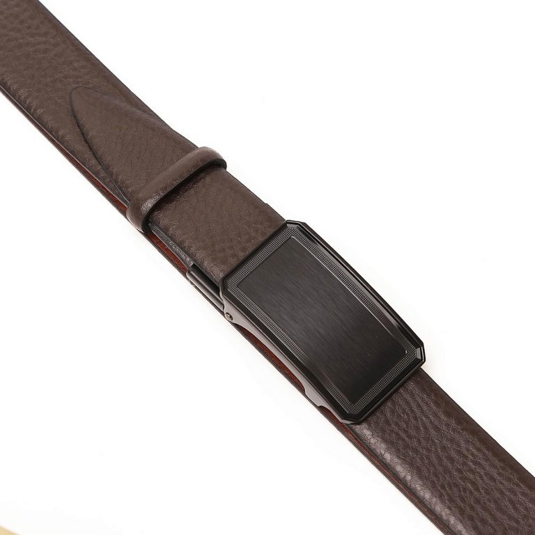 Ремень FABRETTI мужской, натуральная кожа, размер 125, коричневый