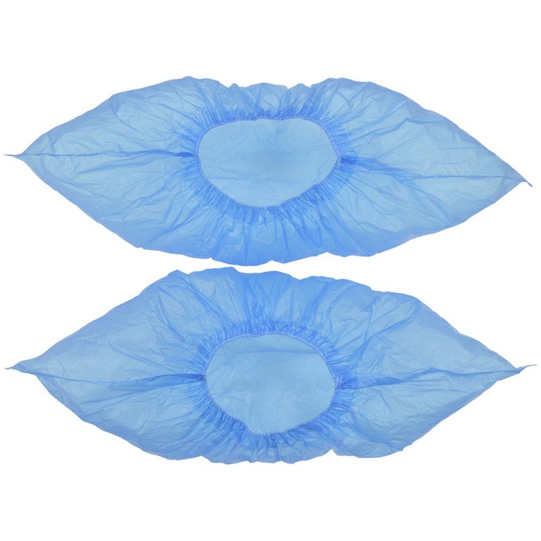 Бахилы п/эт. 32 мкм 1пара, цв. синий, 4,5 гр. (25 пар в упаковке)