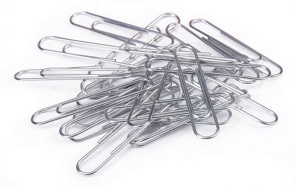 Скрепки 50 мм 50 шт/уп никелированные deVENTE