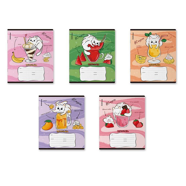 Тетрадь 18 лист кл. А5 ErichKrause "Смурзи" мелов. обл.