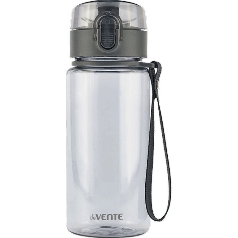 Бутылка пластиковая  400мл прозрачная серая с диффузором