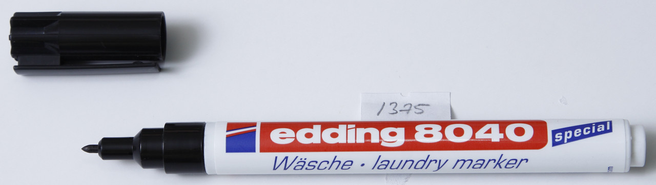 Маркер для ткани 1мм Edding 8040 черный