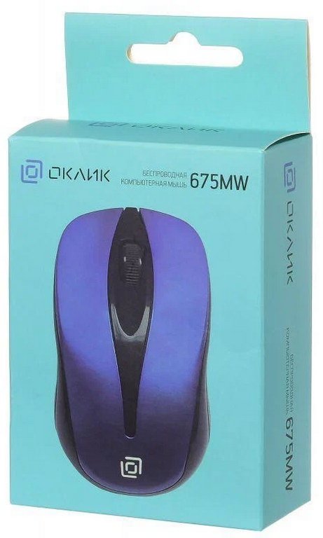 Мышь оптическая беспроводная Oklick 675MW 800 dpi