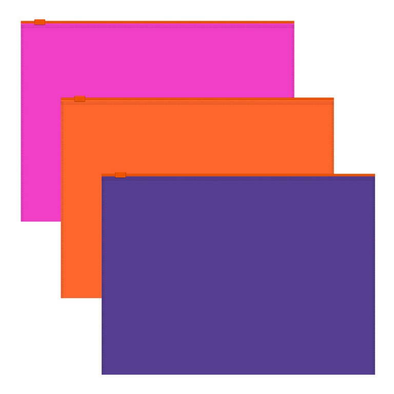 Папка на молнии А4 (334*246 мм) пластик"Soft Caribbean Sunset" ErichKrause