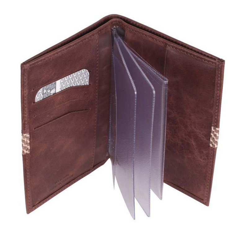 Бумажник водителя D.Morelli "Бранд" с отделен. для купюр, нат. кожа, коричневый