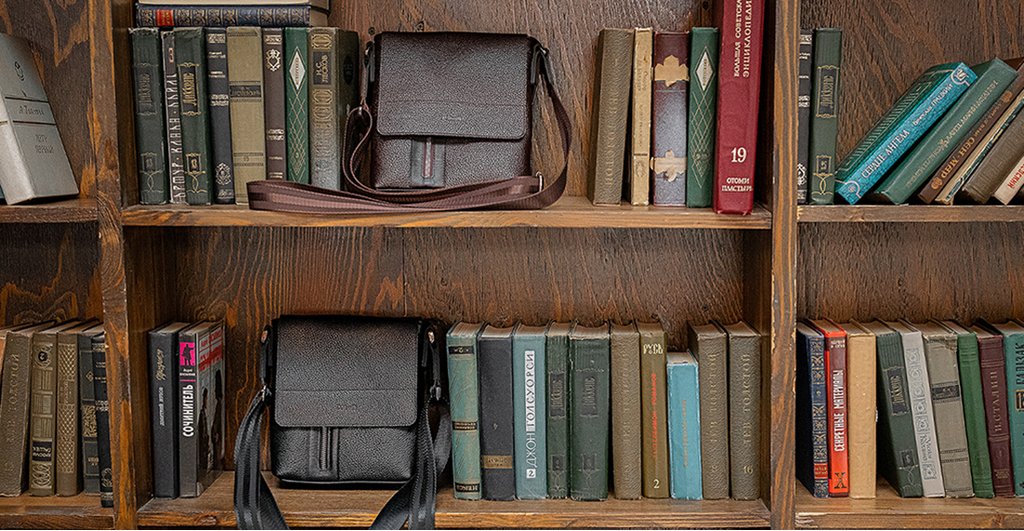 Сумка мужская D.Morelli нат. кожа, коричневый