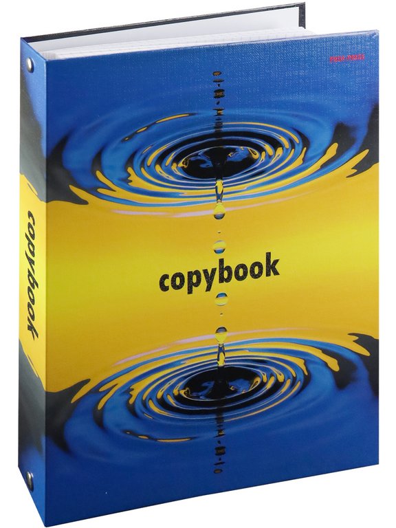 Тетрадь 80 лист кл. А5+ на кольцах "КРУГИ НА ВОДЕ"
