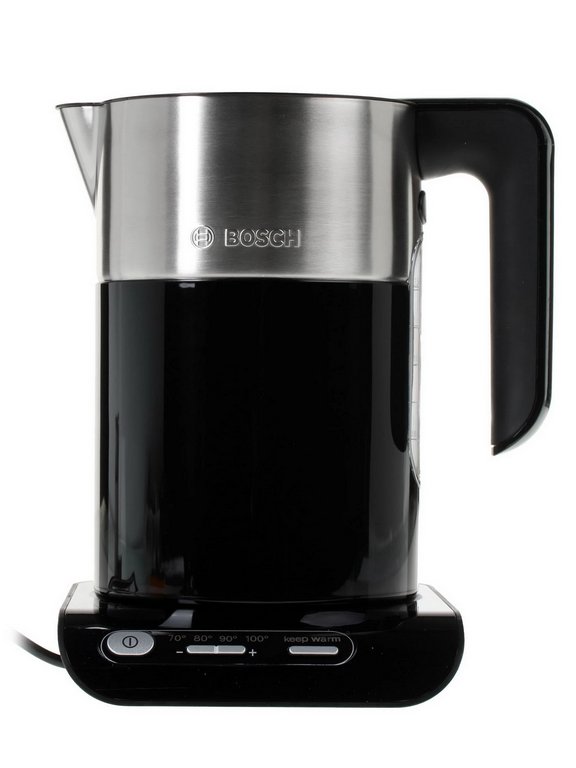 Чайник Bosch TWK8613Р, 1,5л, 2400 Вт, пластик, черный