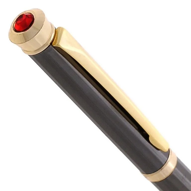 Ручка шариковая Flair "Jewel" подар.футляр корпус металл синяя 0,7мм (стерж.116мм)