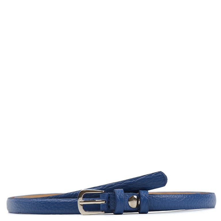 Ремень FABRETTI женский, натуральная кожа, размер 120, синий