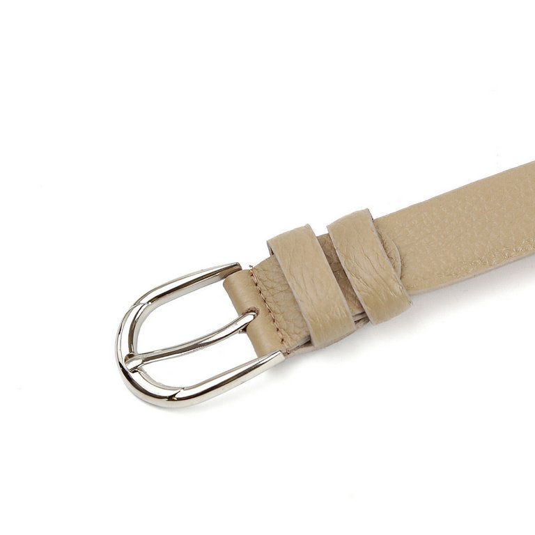 Ремень FABRETTI женский, натуральная кожа, размер 120, бежевый