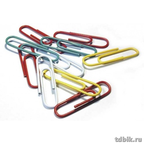 Скрепки 28 мм 100 шт/уп цветные DOLCE COSTO