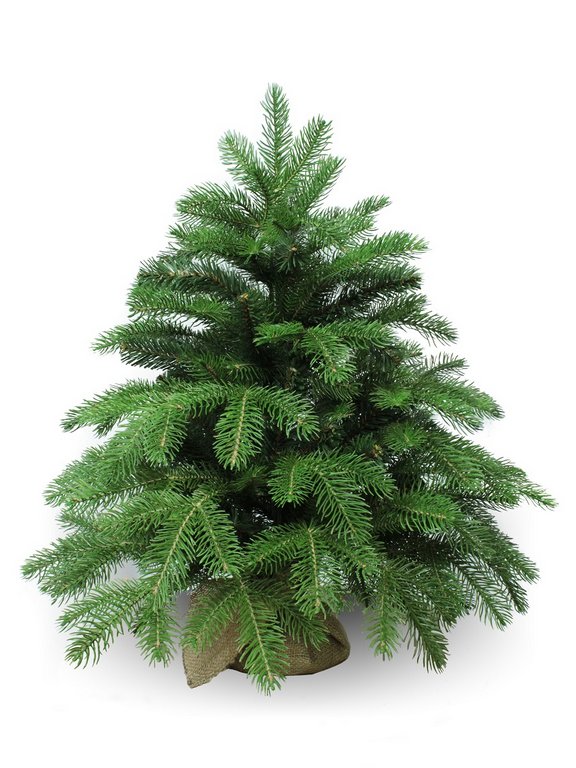 Ель декоративная   0,60 м "Anson" в мешке (литые побеги + ПВХ, 91 ветка, 8 ярусов, d=60см) BEATREES