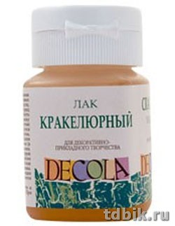 Лак кракелюрный 50мл (для худож. работ) Декола