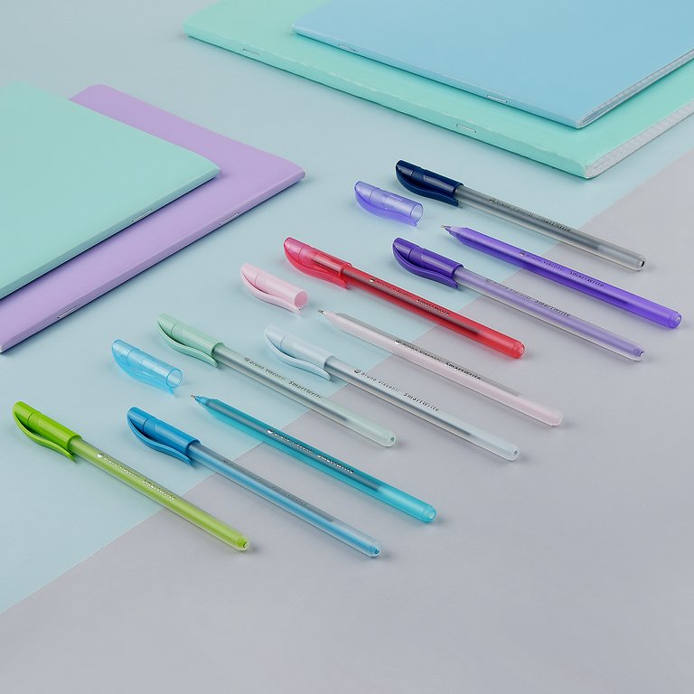 Ручка шариковая BV SmartWrite "Special" 0,5мм синяя (линия 0,4мм) одноразовая