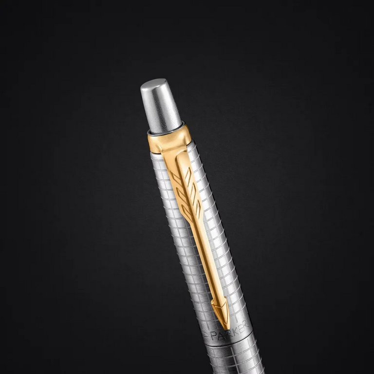 Ручка шариковая Parker Jotter SE 70th Anniversary Stainless Steel GT, синяя (нерж.сталь)