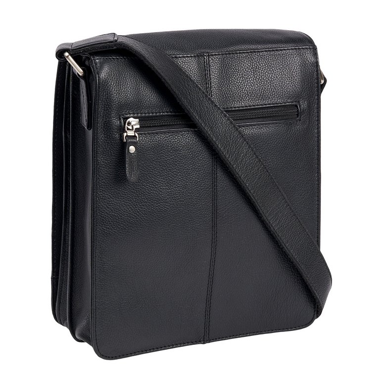 Сумка для документов Dr.Koffer 22*27*10см, нат. кожа, черный