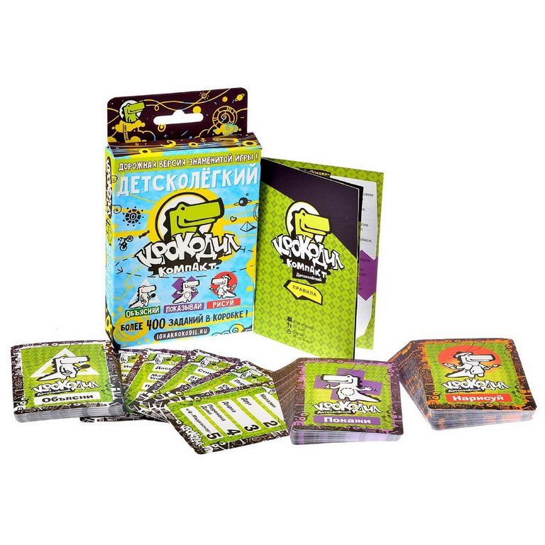 Игра настольная  .6+ с карточками "Крокодил ДетскоЛегкий" (3-16 игроков, 30-45 мин) Magellan