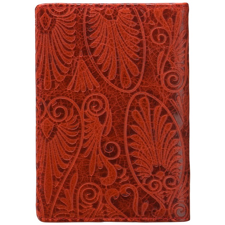 Обложка для автодокументов Dr.Koffer нат. кожа, красный