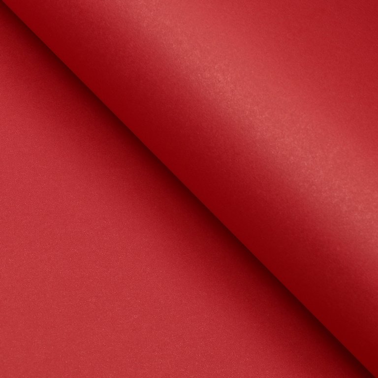 Бумага упаковочная 50*70 см крафт листами однотонная "Красная"