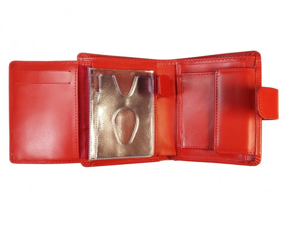 Портмоне женское среднее Форсаж-7, нат. кожа