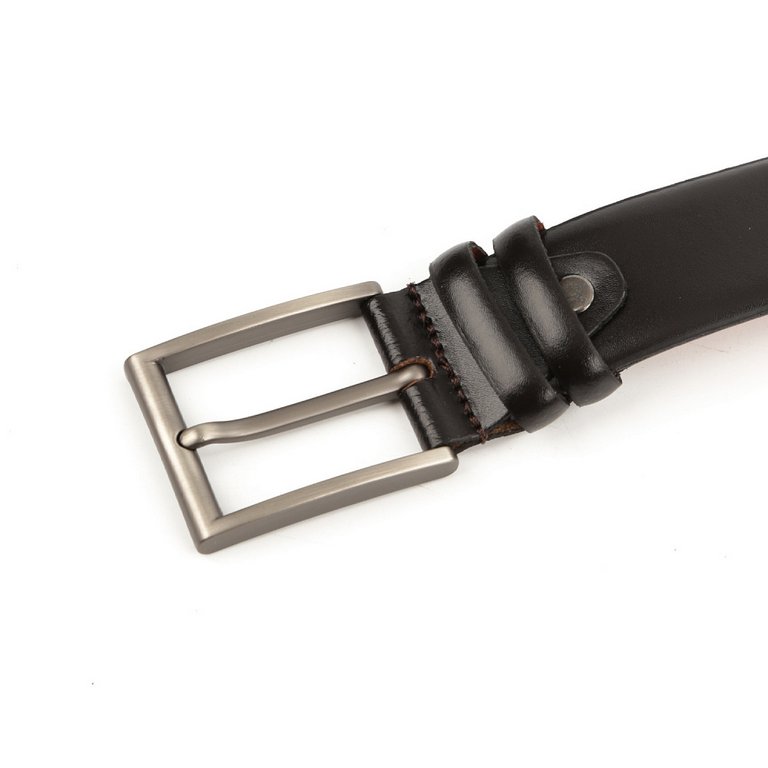 Ремень FABRETTI мужской, натуральная кожа, размер 125, тем. коричневый