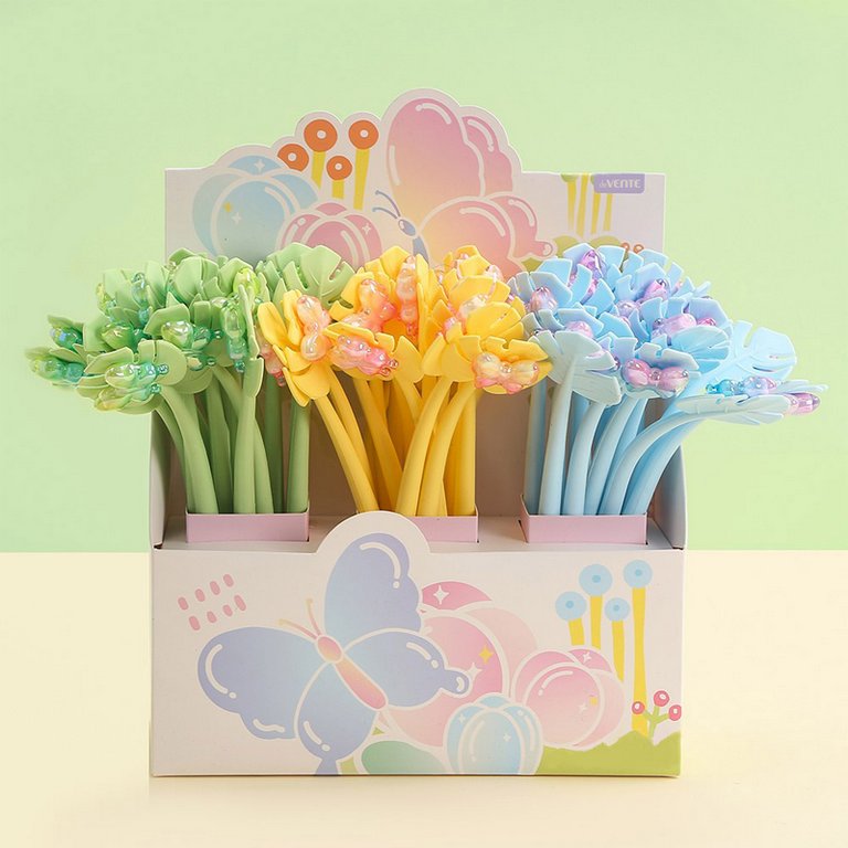 Ручка шариковая сувенирная "Butterfly" 0,7мм синяя масляная (ассорти) deVENTE