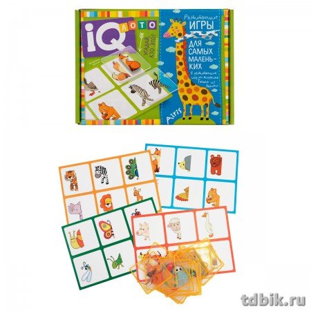 Лото пластиковое "Угадай, кто это? Найди половину" 2+ Airis-Press