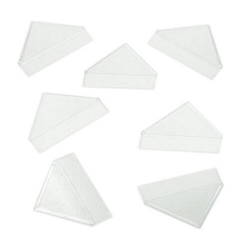 Набор уголков для фото 408 шт/уп бесцветные (4 листа в наборе) BRAUBERG