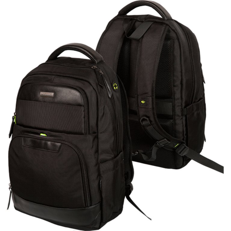 Рюкзак молодежный мужской deVENTE "Business" 44*32*15 см, 800гр, черный с отделкой из иск. кожи