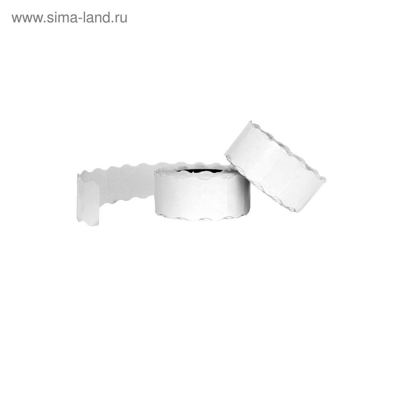 Лента для э/пистолетов цвет белый 22*12 волна (700 эт)