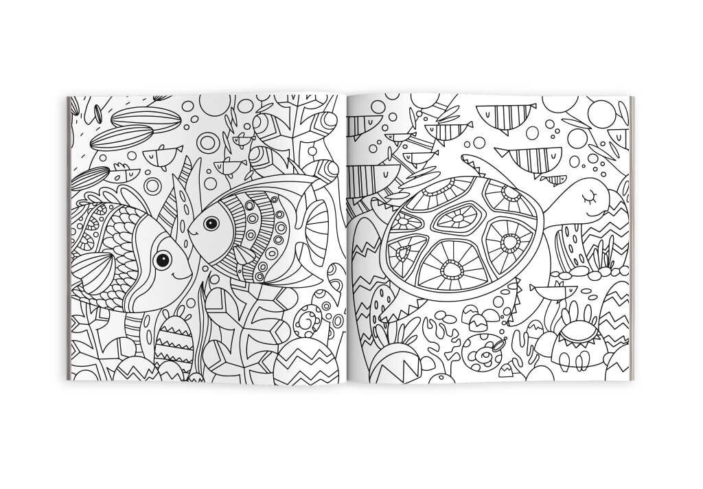 Антистресс Раскраска "Морские чудеса" Феникс+ 6л