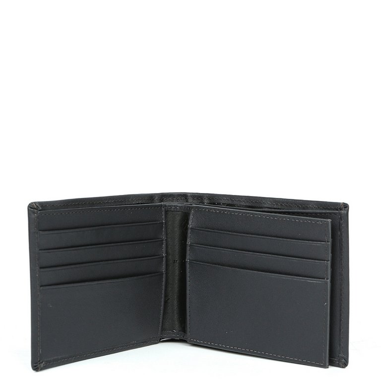 Портмоне FABRETTI мужское, нат. кожа, 12,5*10*2,5 см, серый