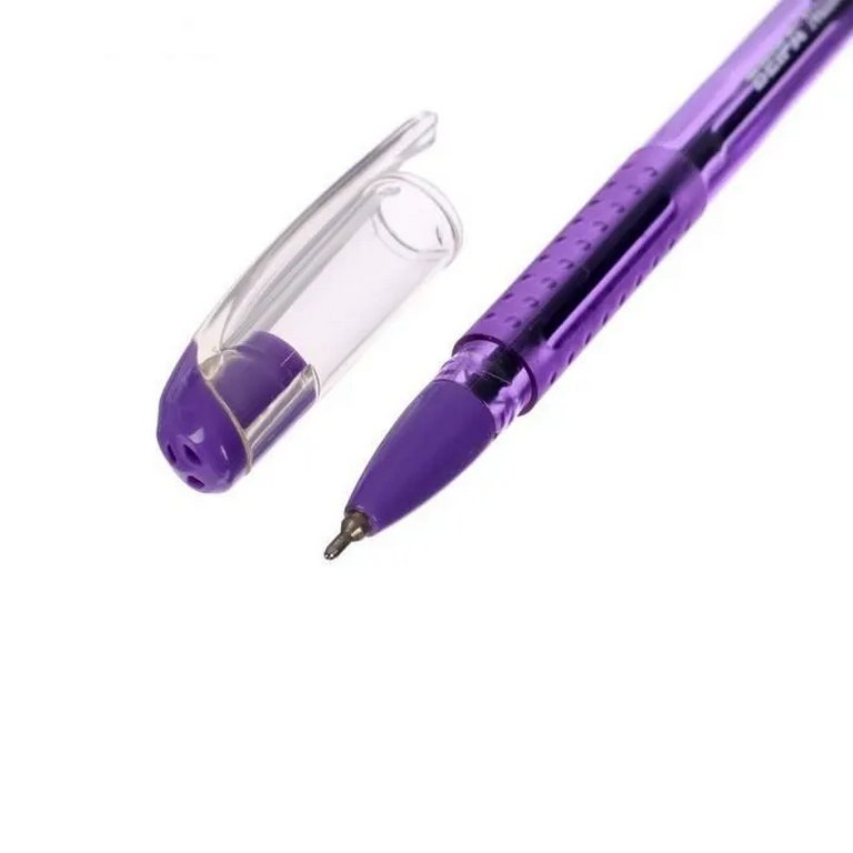 Ручка шариковая масляная Beifa "Изящная" 0,7мм фиолетовая