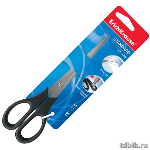 Ножницы 190 мм пластмас. рукоятка Erich Krause Standard