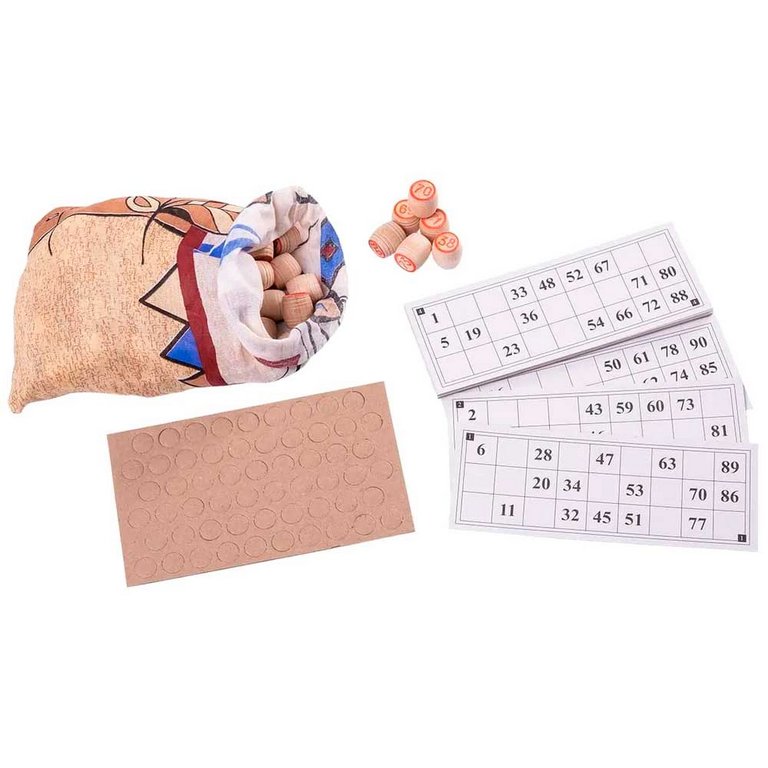 Игра настольная Лото "Русское лото. Для всей семьи" с деревянными бочонками