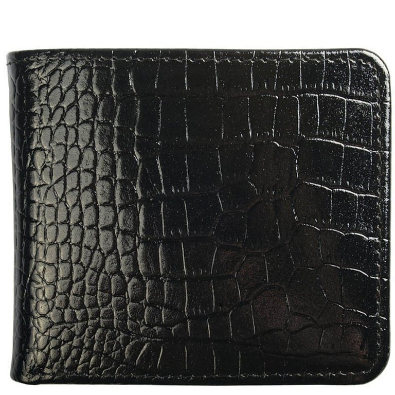 Портмоне Faetano "Геккон" малое, нат. кожа, черный