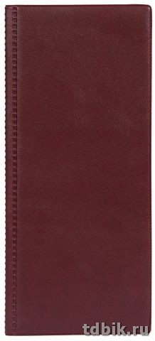 Визитница на 96 шт. с ввар. файлами (борд.)