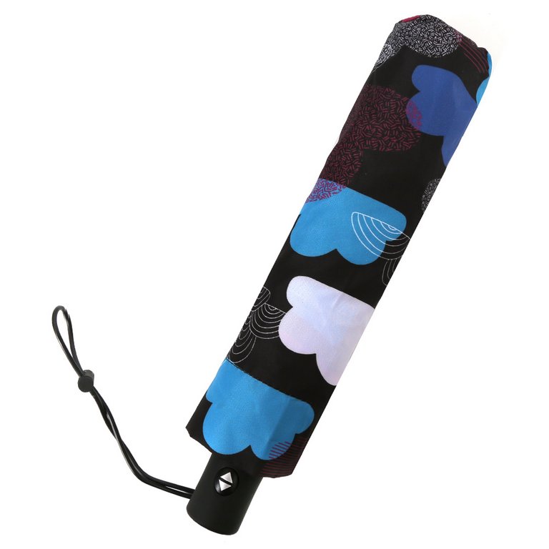 Зонт женский суперавтомат Fabretti, мини , 3 сложения, эпонж